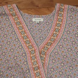 Max Studio high low shirt